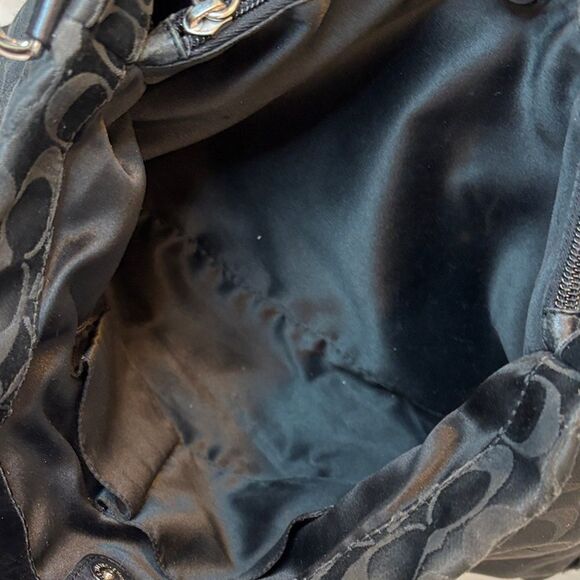 Coach Ashley Signature “C” Logo Sateen Carry-All - Picture 12 of 16